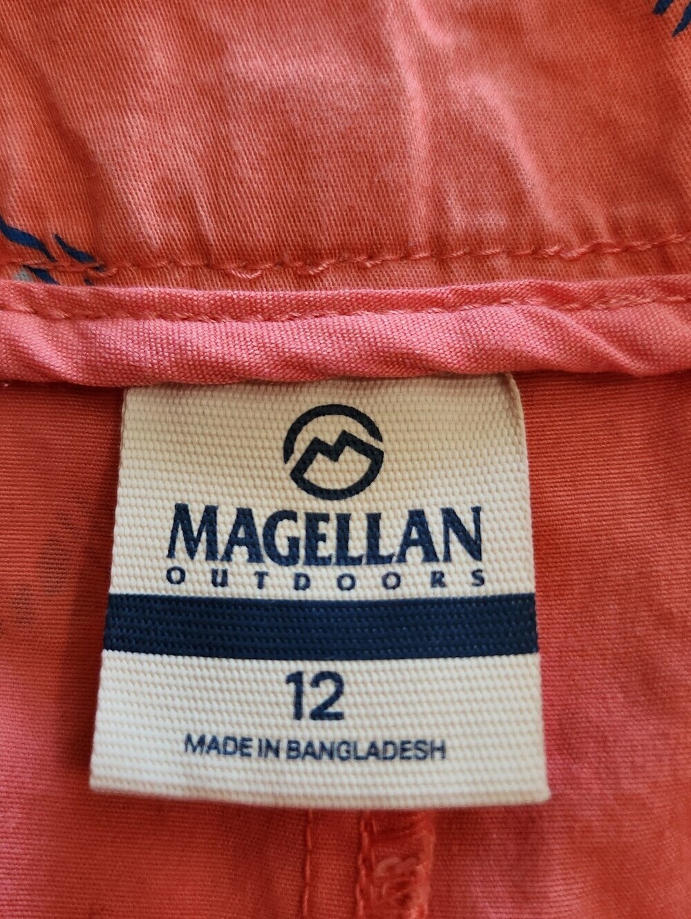 Magellan Outdoors Coral Printed Sail Boat Women’s Shorts Size 12 - Picture 2 of 8